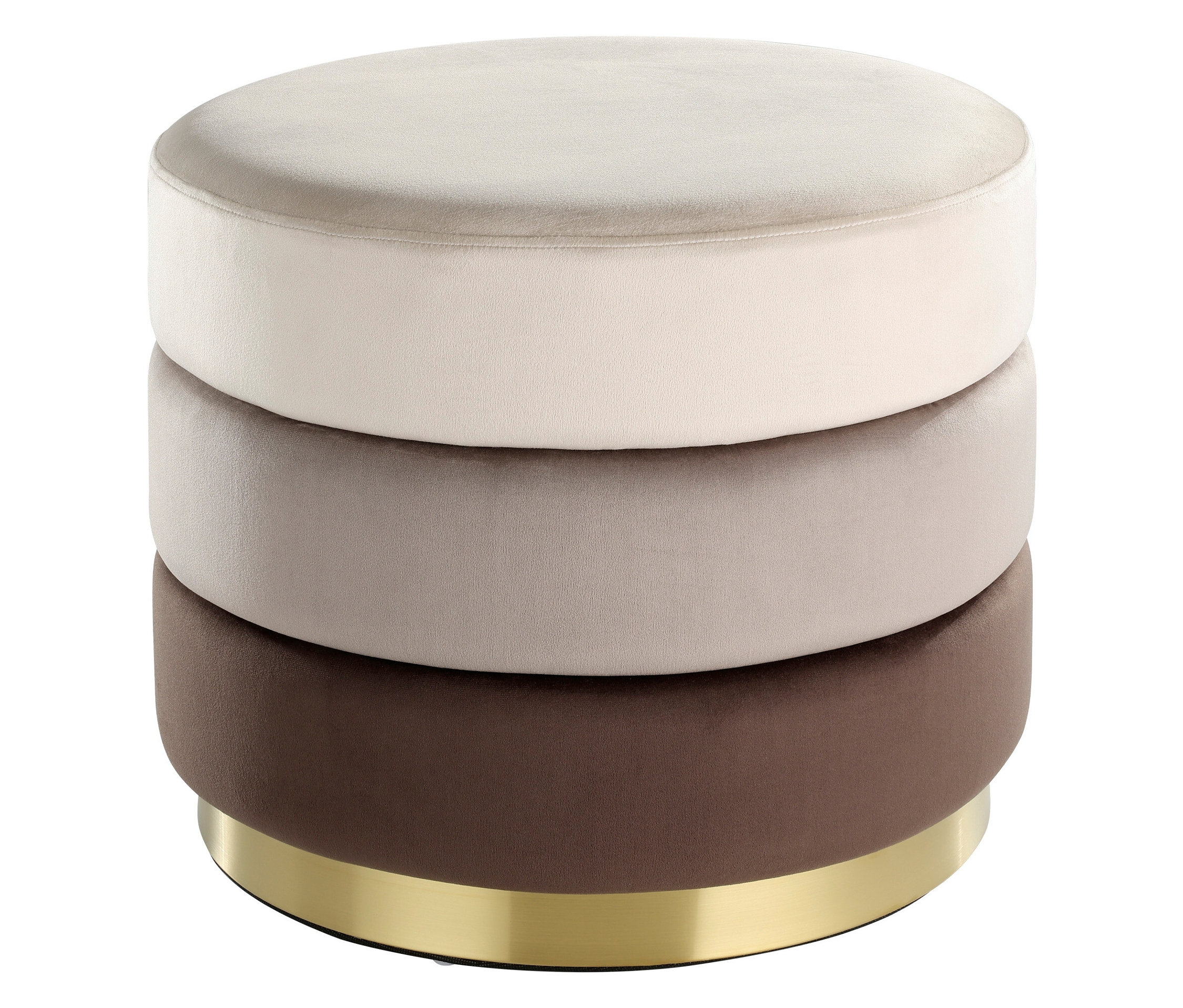 Eglo Hocker »Mashike H42« - beige - Polyester / Metall