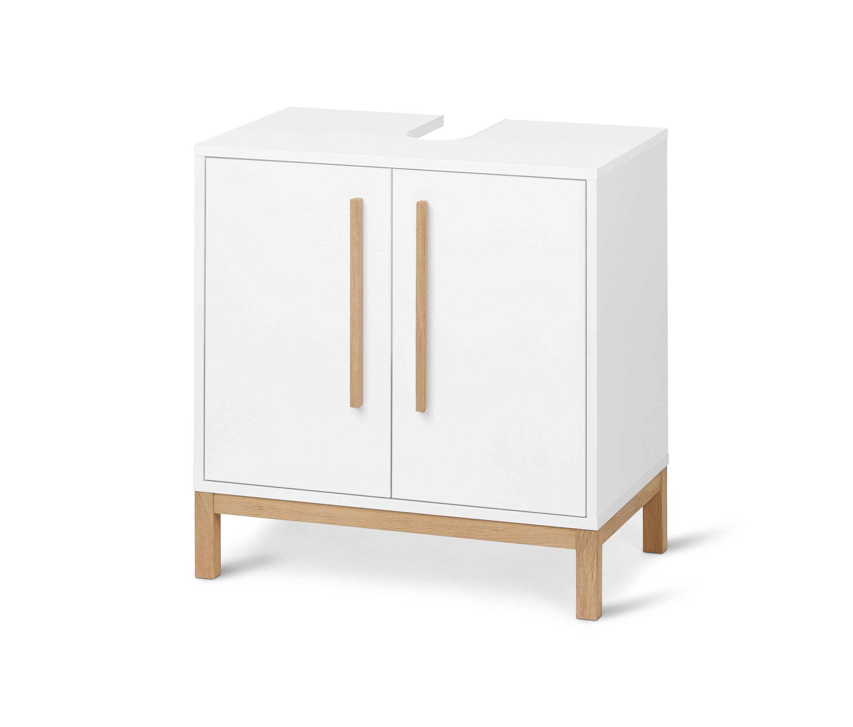 Thumbnail - Tchibo - Waschbeckenunterschrank »Eklund« - 65x40x66,5cm - braun - Holz / Eichenholz / Holz