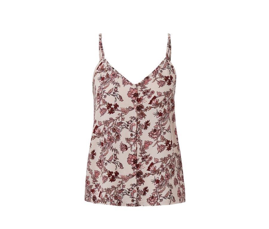 Ein Shorty-Pyjama mit Blumenmuster.