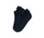 Zwei Paar dunkelblaue Unisex-Sport-Sneakersocken.