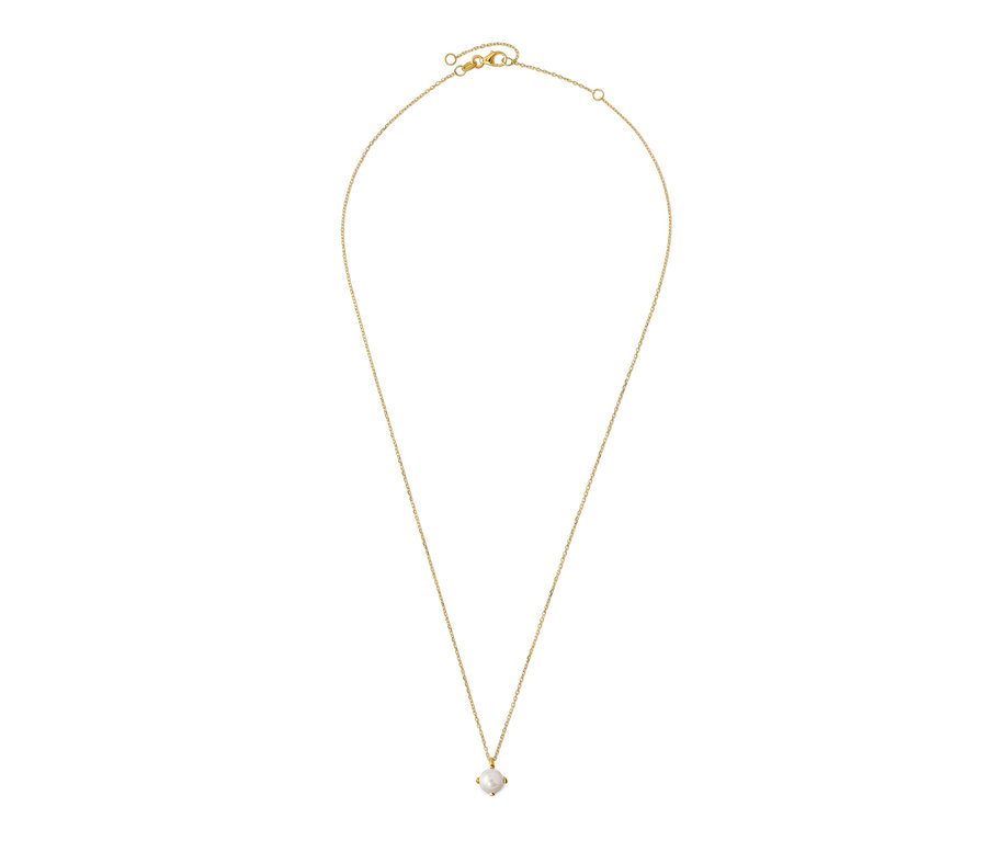 Goldkette mit Süßwasserzuchtperle.