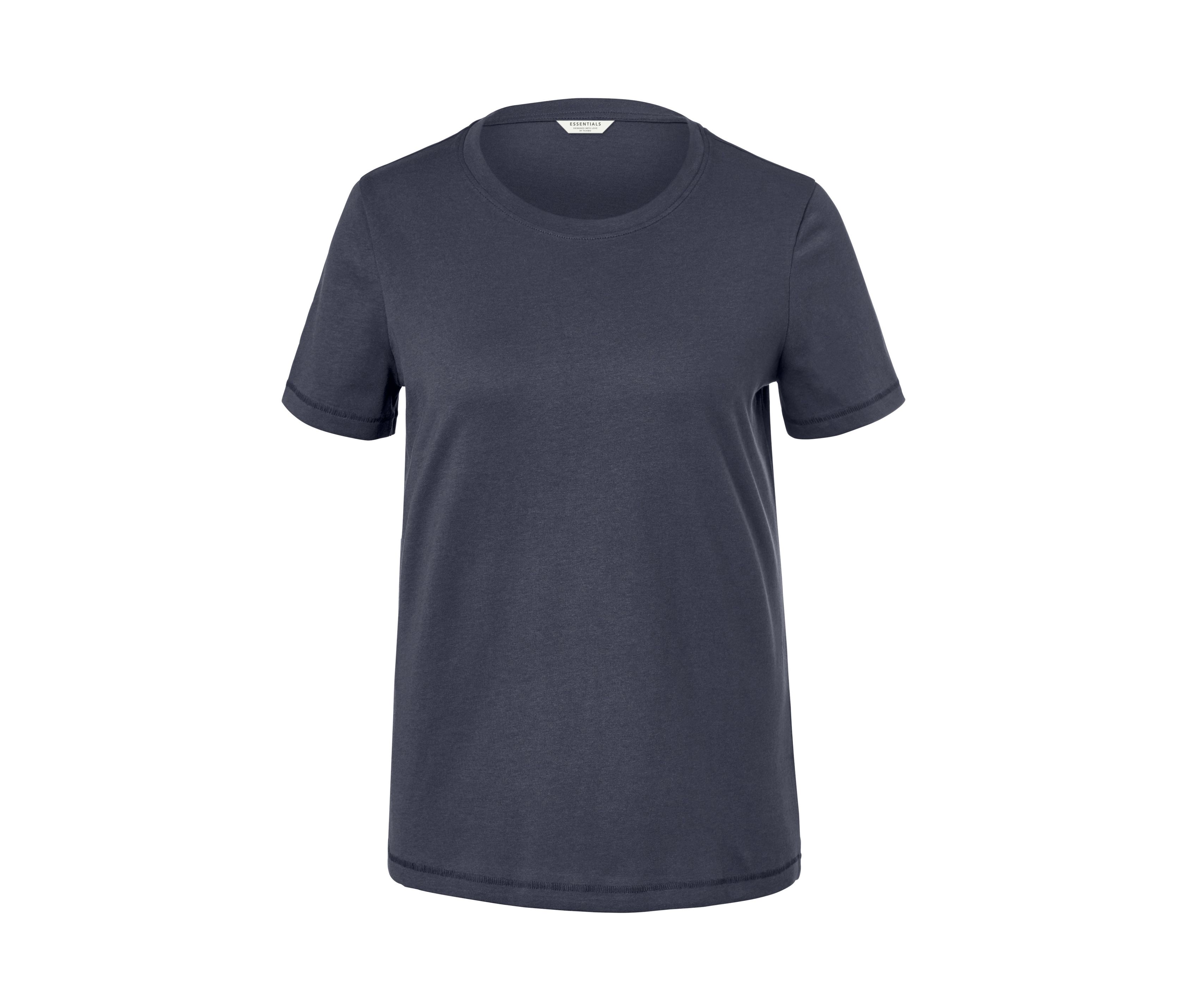 Tchibo - Basic T-Shirt - Damen - Gr. XS - blau