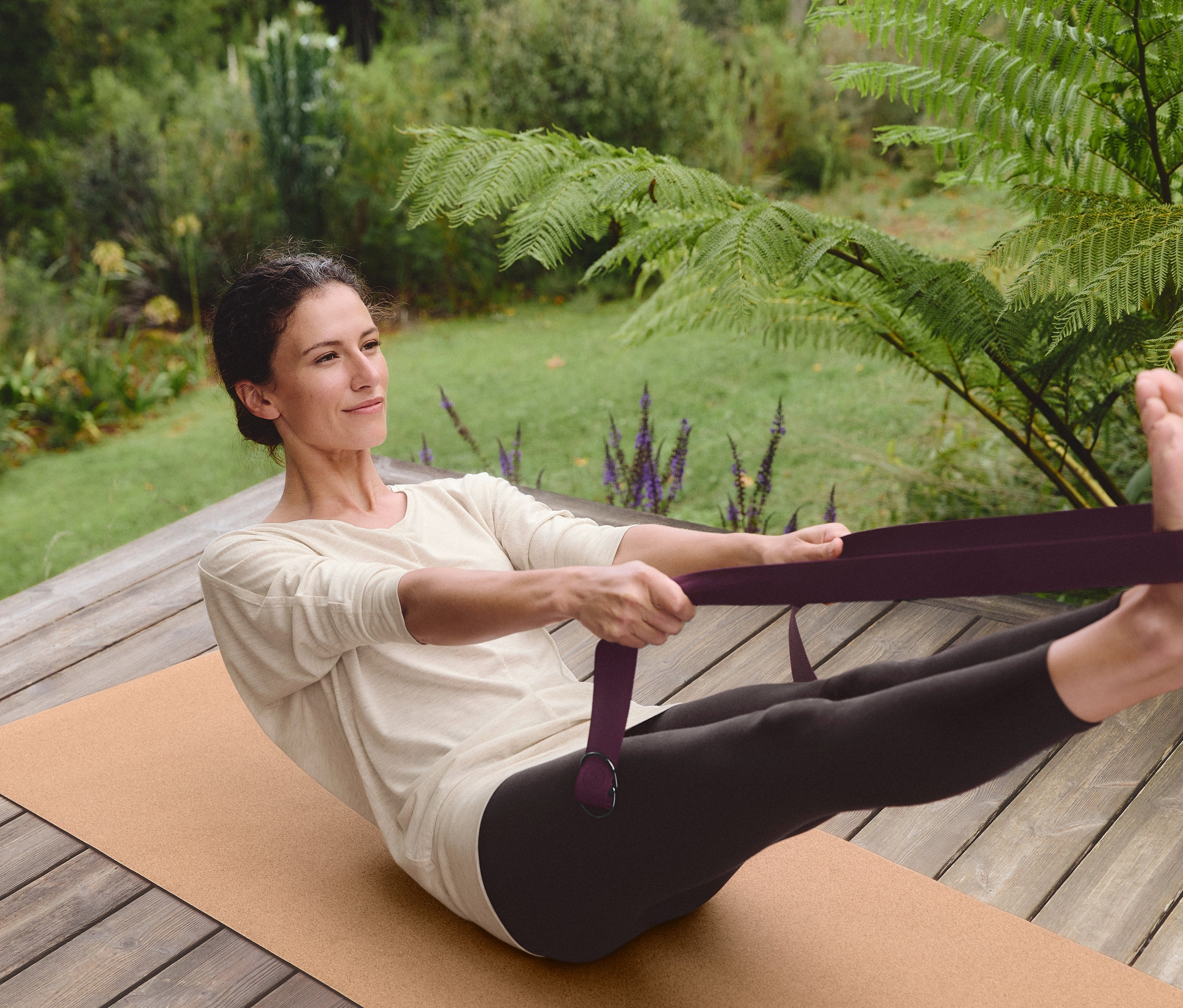 Thumbnail - Tchibo - Sporttight - Damen - Gr. L - braun