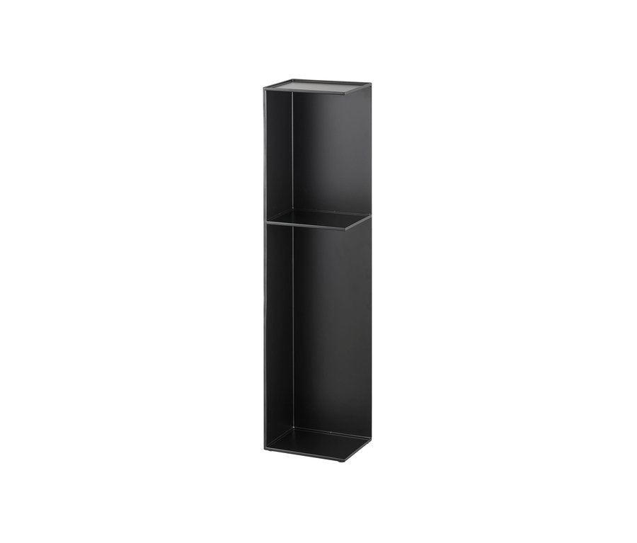 Schmales Bad-Regal »TOWER« schwarz.