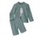 Oberteil rauchblau mit Otter-Print, Hose rauchblau