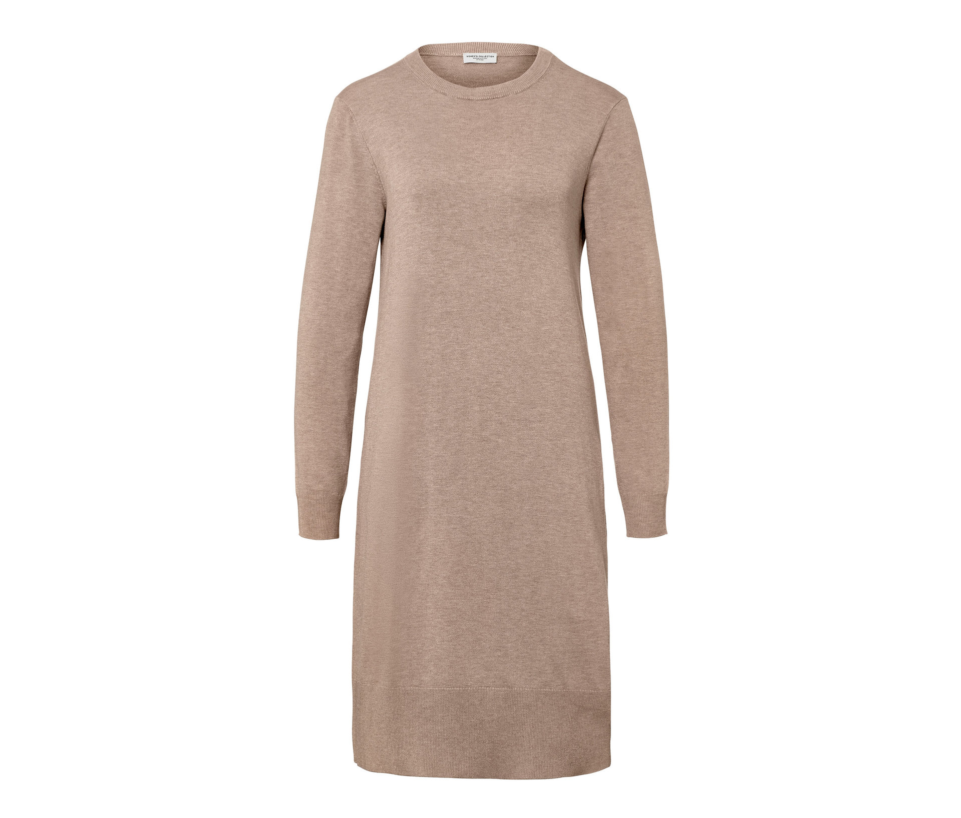 Feinstrickkleid - Damen - Gr. S - beige - beige
