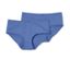 2 Pantys, blau - blau