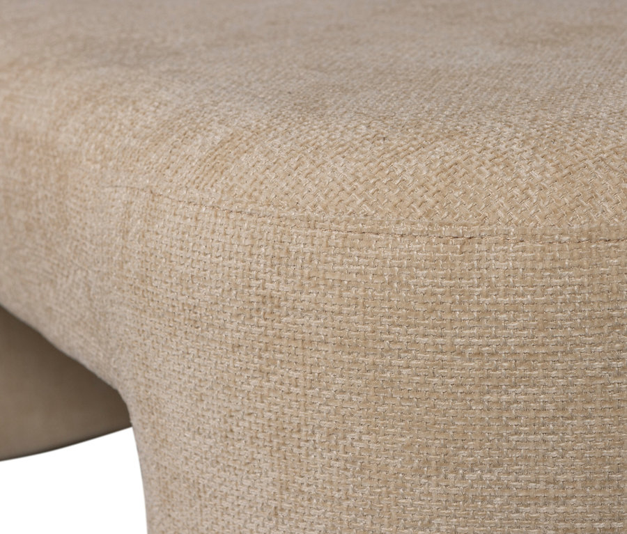 Detailaufnahme einer naturfarbenen Woood Bank »Jacob«.