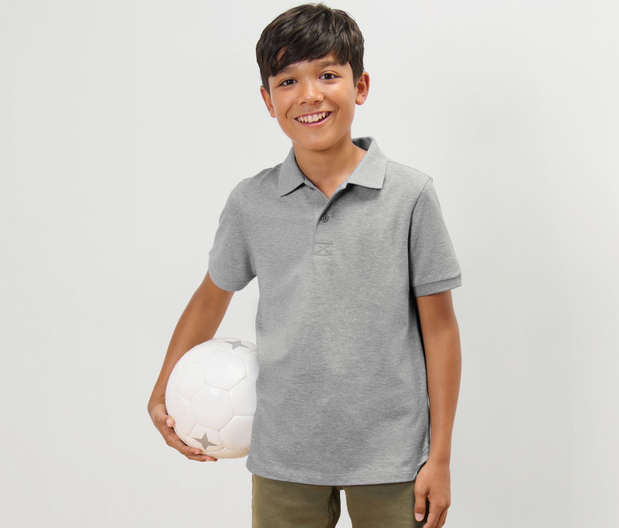 Thumbnail - Tchibo - 2 Kinder-Poloshirts aus Baumwoll-Piqué - Herren - Gr. 170/176 - schwarz