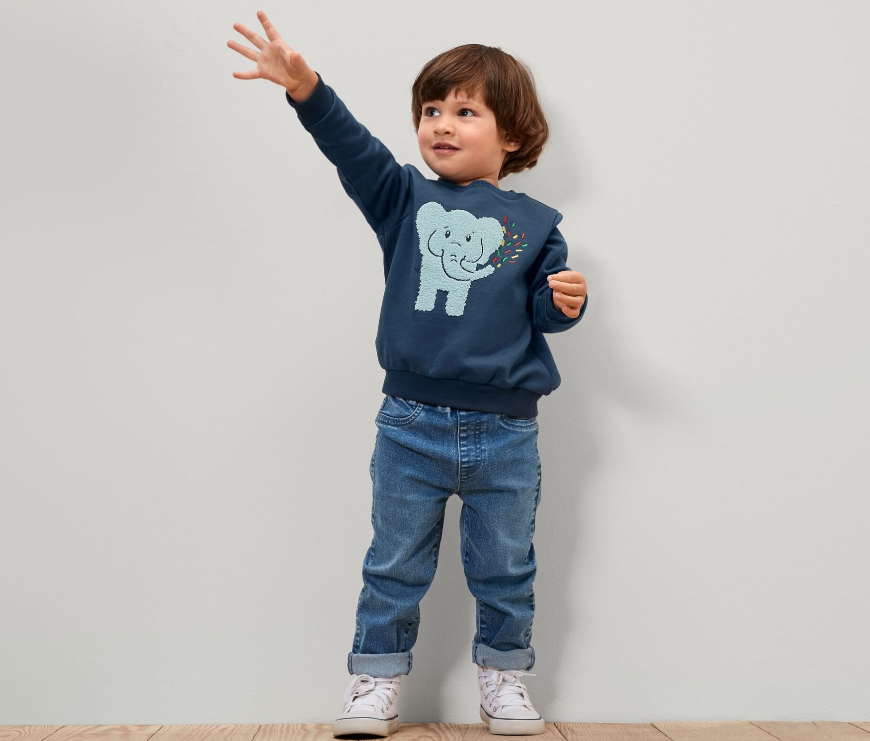 Thumbnail - Tchibo - Kinder-Pull-on-Pants – Fit »Luca« - Herren - Gr. 110/116 - dunkelblau