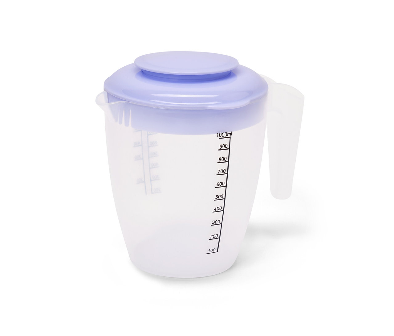 Ein Rührbecher mit Deckel.