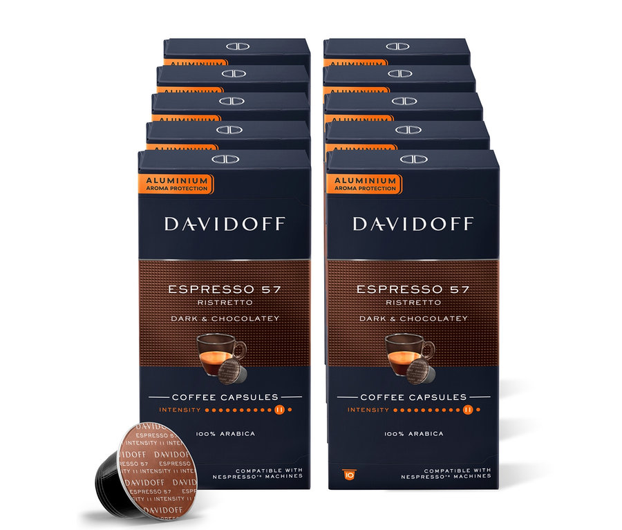 DAVIDOFF CAFÉ Espresso 57 Ristretto - 10 x 10 Kapseln