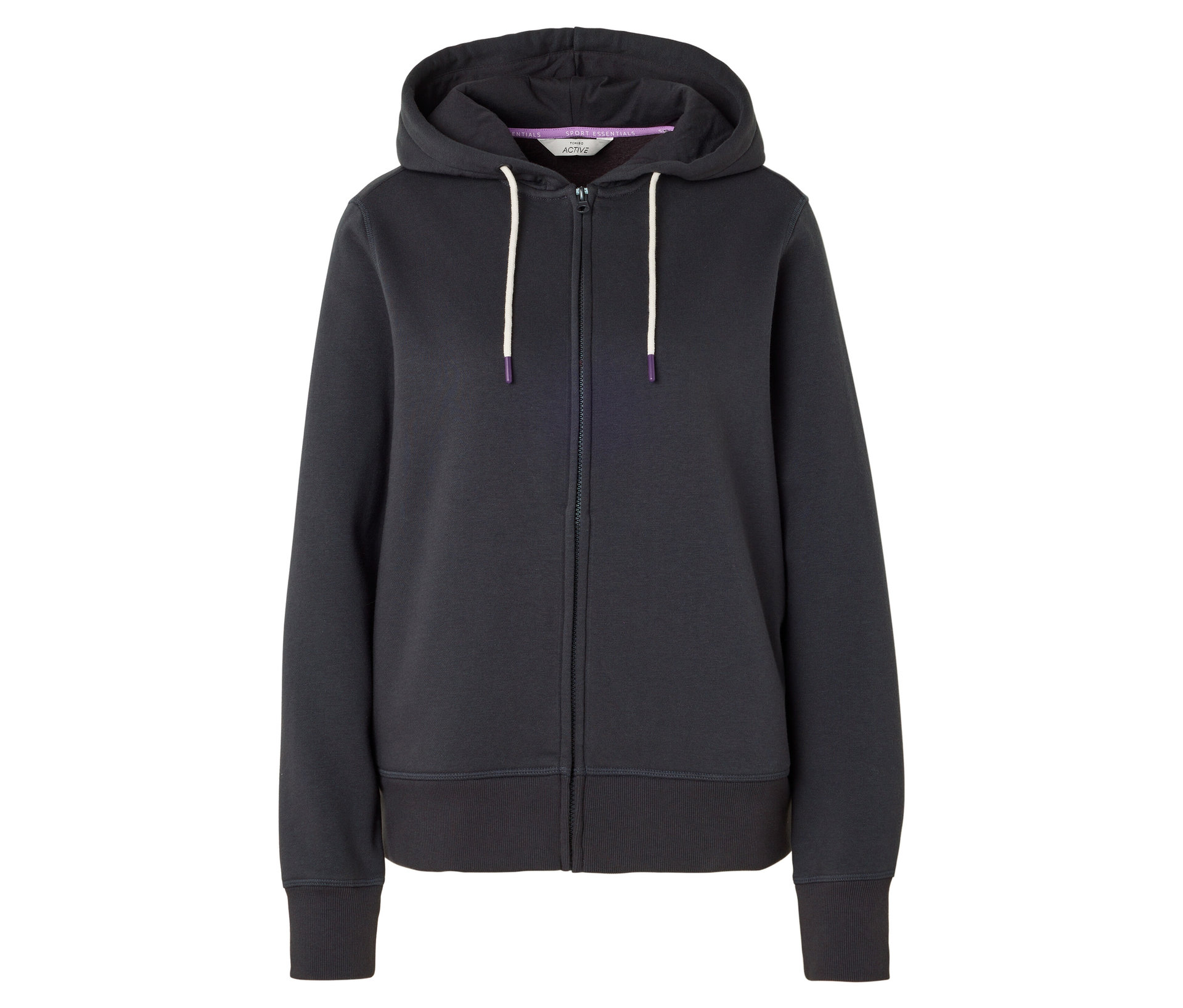 Sweatjacke - Damen - Gr. S - anthrazit - anthrazit