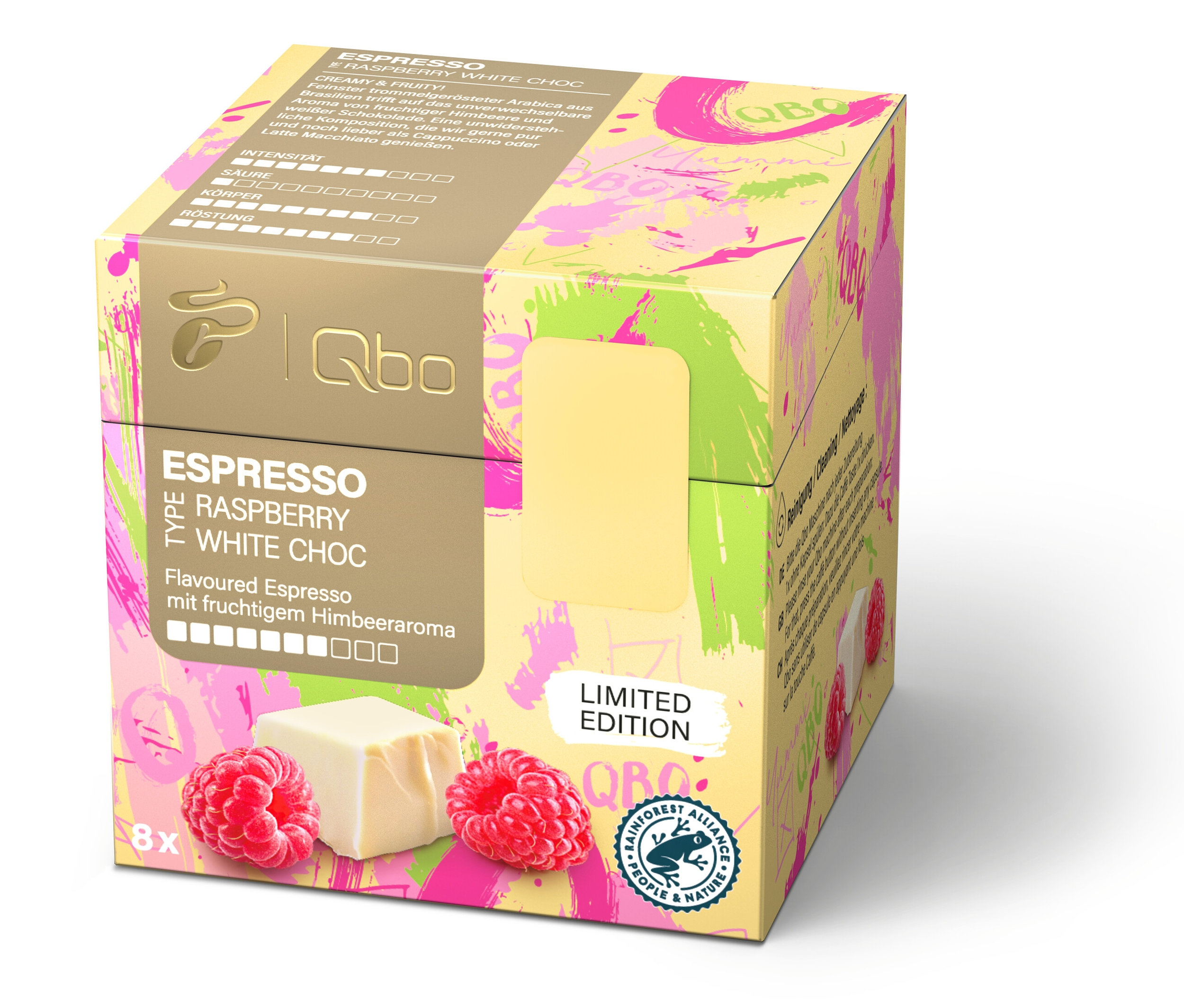 Qbo Flavoured Espresso Raspberry White Choc - 8 Kapseln - Intensität: 7/10. Qbo Flavoured Espresso Raspberry White Choc - 8 Kapseln - Intensität: 7/10 <![CDATA[Qbo Flavoured Espresso Raspberry White Choc - 8 Kapseln Zubereitungsempfehlung: Reini espresso günstig Kaufen-Qbo Flavoured Espresso Raspberry White Choc - 8 Kapseln - Intensität: 7/10. Qbo Flavoured Espresso Raspberry White Choc - 8 Kapseln - Intensität: 7/10 <![CDATA[Qbo Flavoured Espresso Raspberry White Choc - 8 Kapseln Zubereitungsempfehlung: Reini