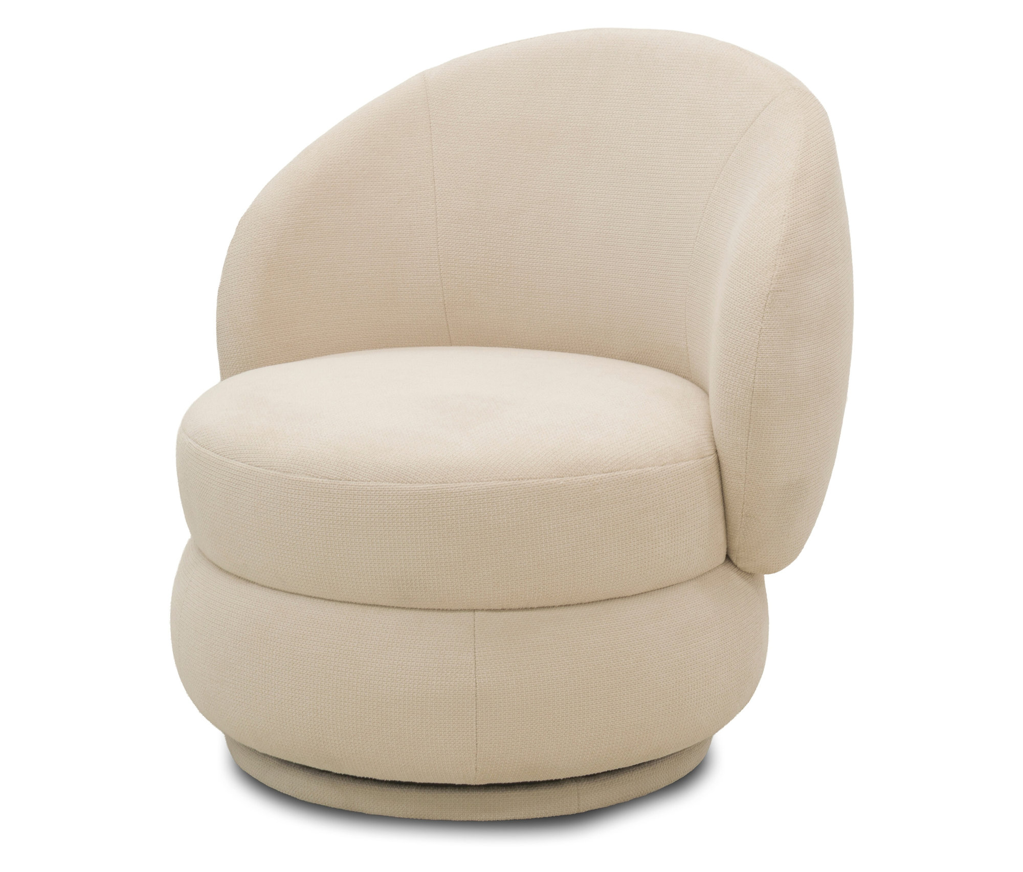 Domo Sessel »Skagen« mit Drehfunktion - 82x82x80cm - creme -