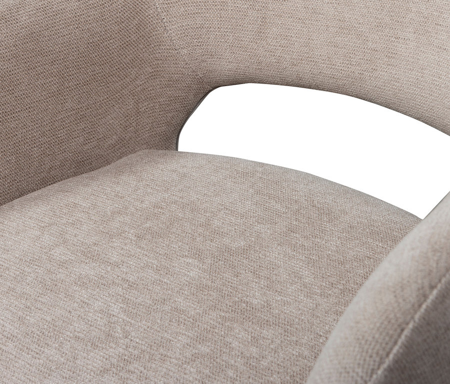 Detailansicht eines naturfarbenen Woood Stuhls »Jenny« (2er-Set).