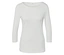 Weißes Langarmshirt.