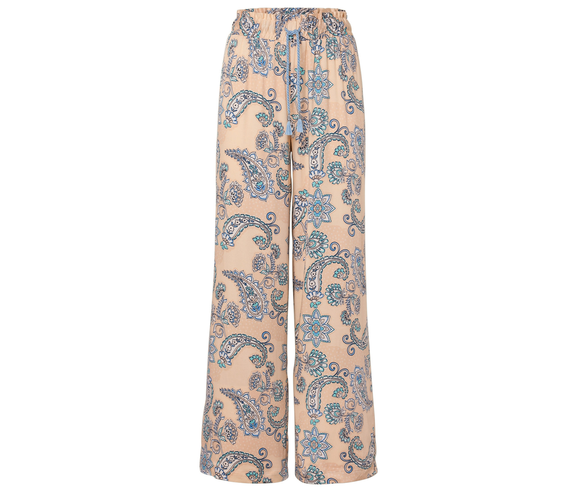 Web-Relaxhose - Damen - Gr. L - creme - creme