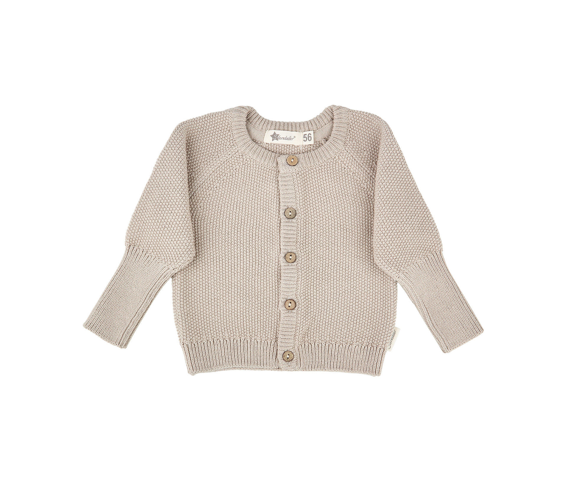 Tchibo - Sterntaler Baby-Strickjacke mit Struktur - Baby - Gr. 68 - braun