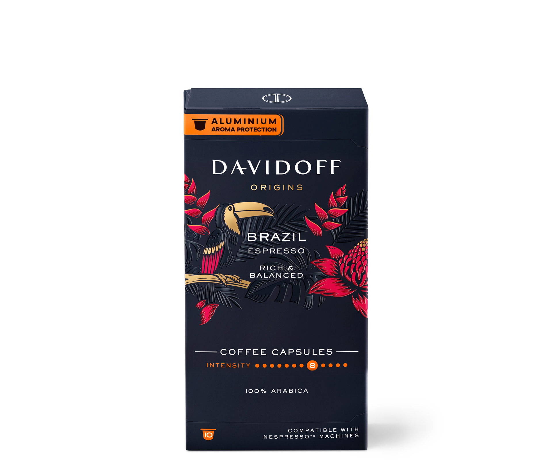 Tchibo - Davidoff Café Origins Brazil Espresso - 10 Kapseln - Intensität: 8/12