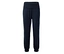 Marineblaue, lange Jerseyhose mit breitem Bund und elastischen Bündchen an den Knöcheln.