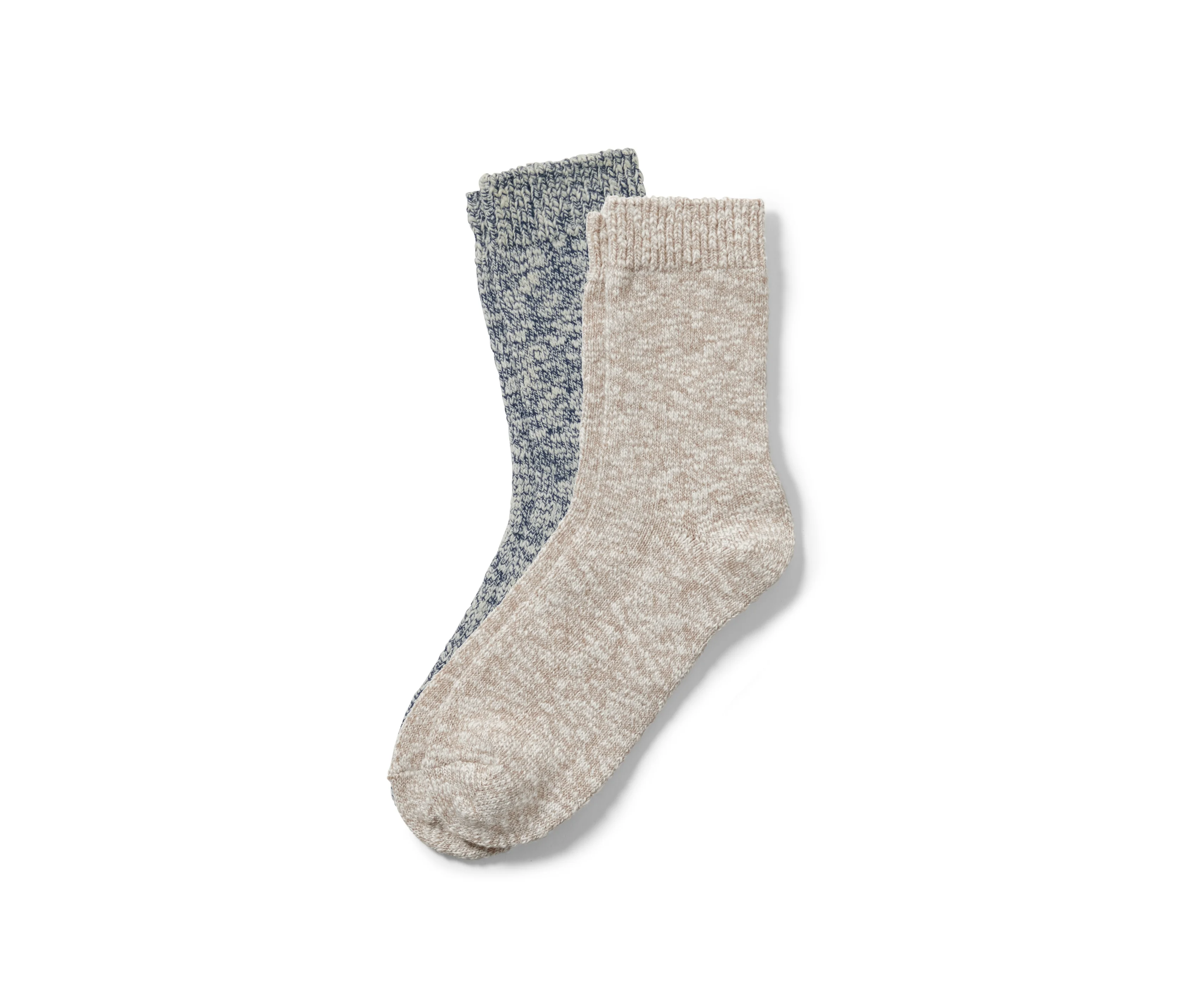 Blau am günstig Kaufen-Tchibo - 2 Paar Stricksocken - Damen - Gr. 35-38 - dunkelblau. Tchibo - 2 Paar Stricksocken - Damen - Gr. 35-38 - dunkelblau <![CDATA[2 Paar Stricksocken Farbe: 1x beige meliert, 1x dunkelblau meliert Material: 94% Baumwolle, 5% Polyamid (recycelt), 1% El