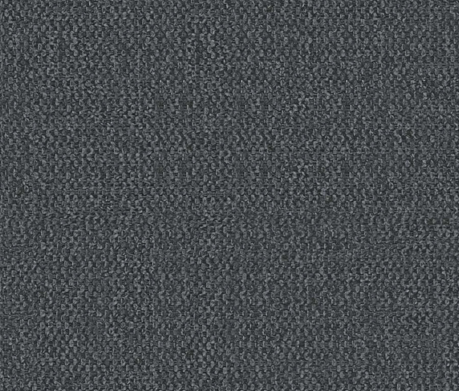 Nahaufnahme eines schiefergrauen Stoffes mit feiner Textur.