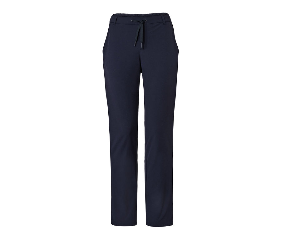 Dunkelblaue Softshell-Joggpants.