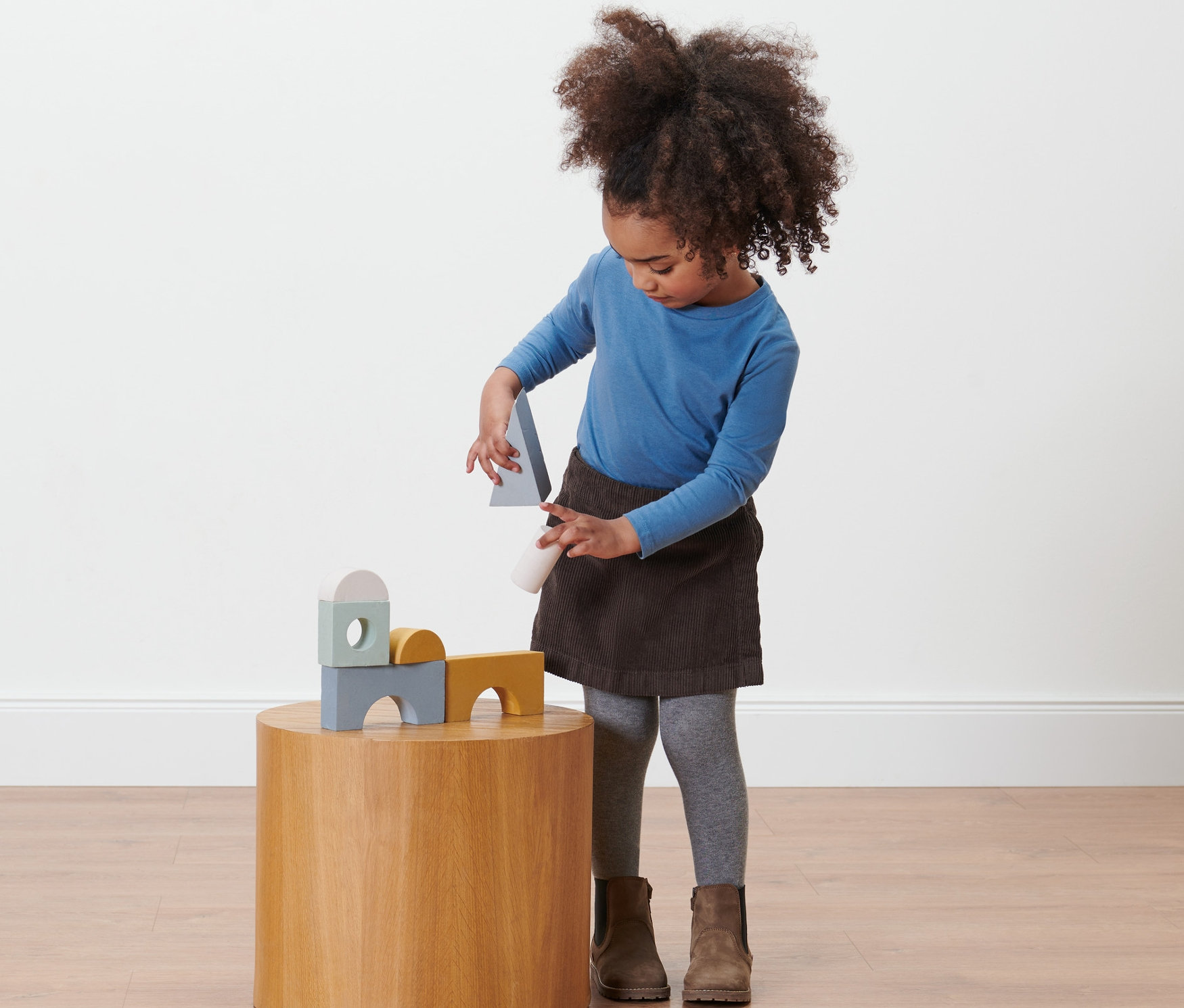 Thumbnail - Tchibo - Kleinkind-Hosenrock - Mädchen - Gr. 122/128 - braun