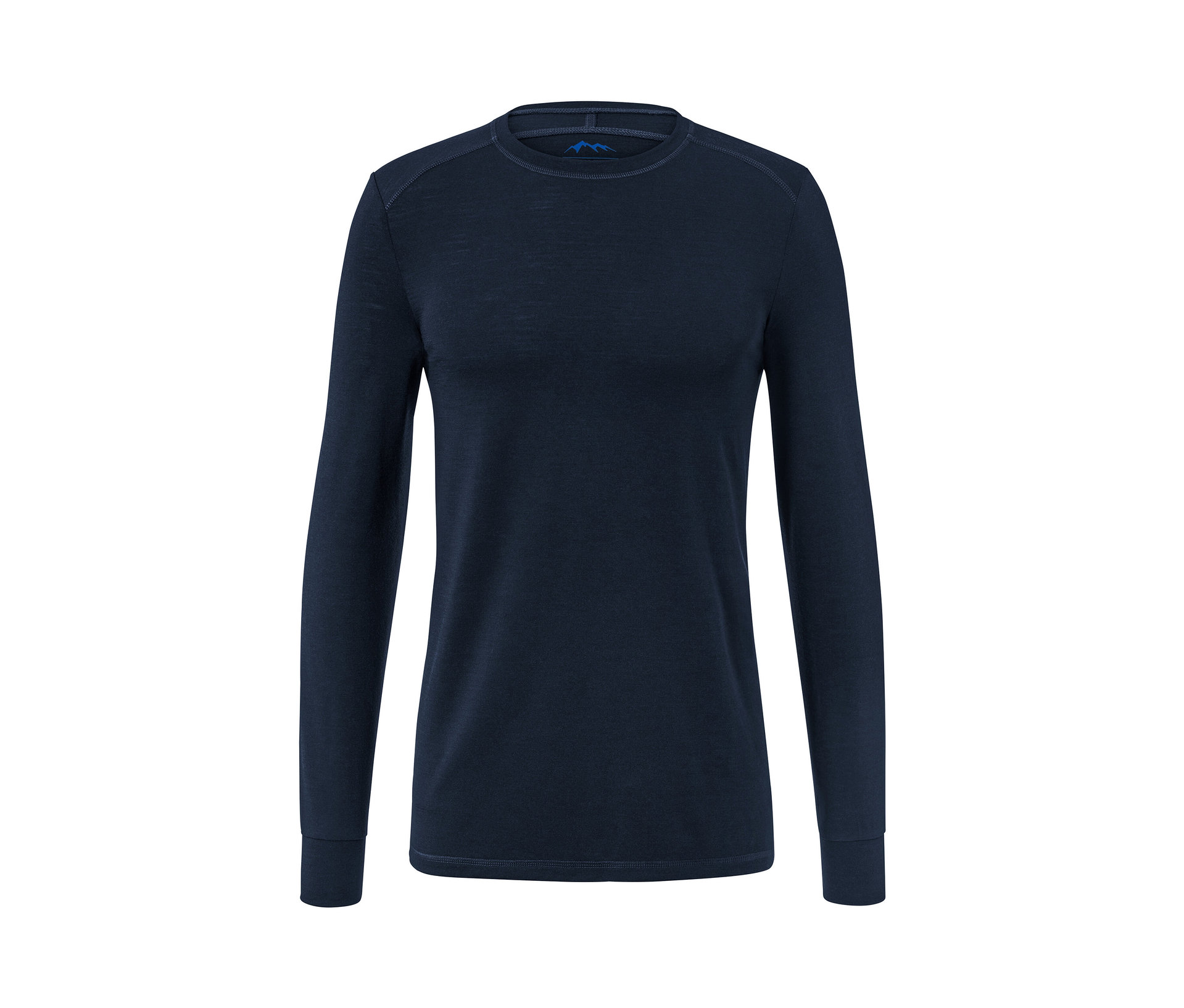 Langarmshirt mit RWS-zertifizierter Wolle - Herren - Gr. XXL - dunkelblau - dunkelblau