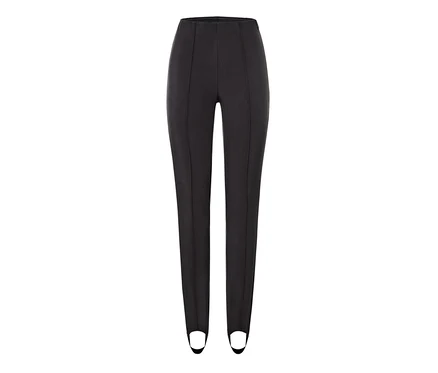Schwarze Softshell-Ski-Tight.