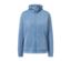 Kapuzenjacke mit RWS-lizenzierter Wolle, hellblau - Hellblau meliert