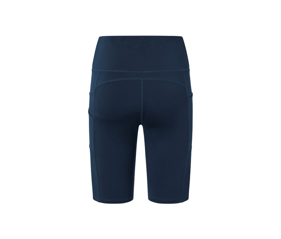 Dunkelblaue Radlerhose.