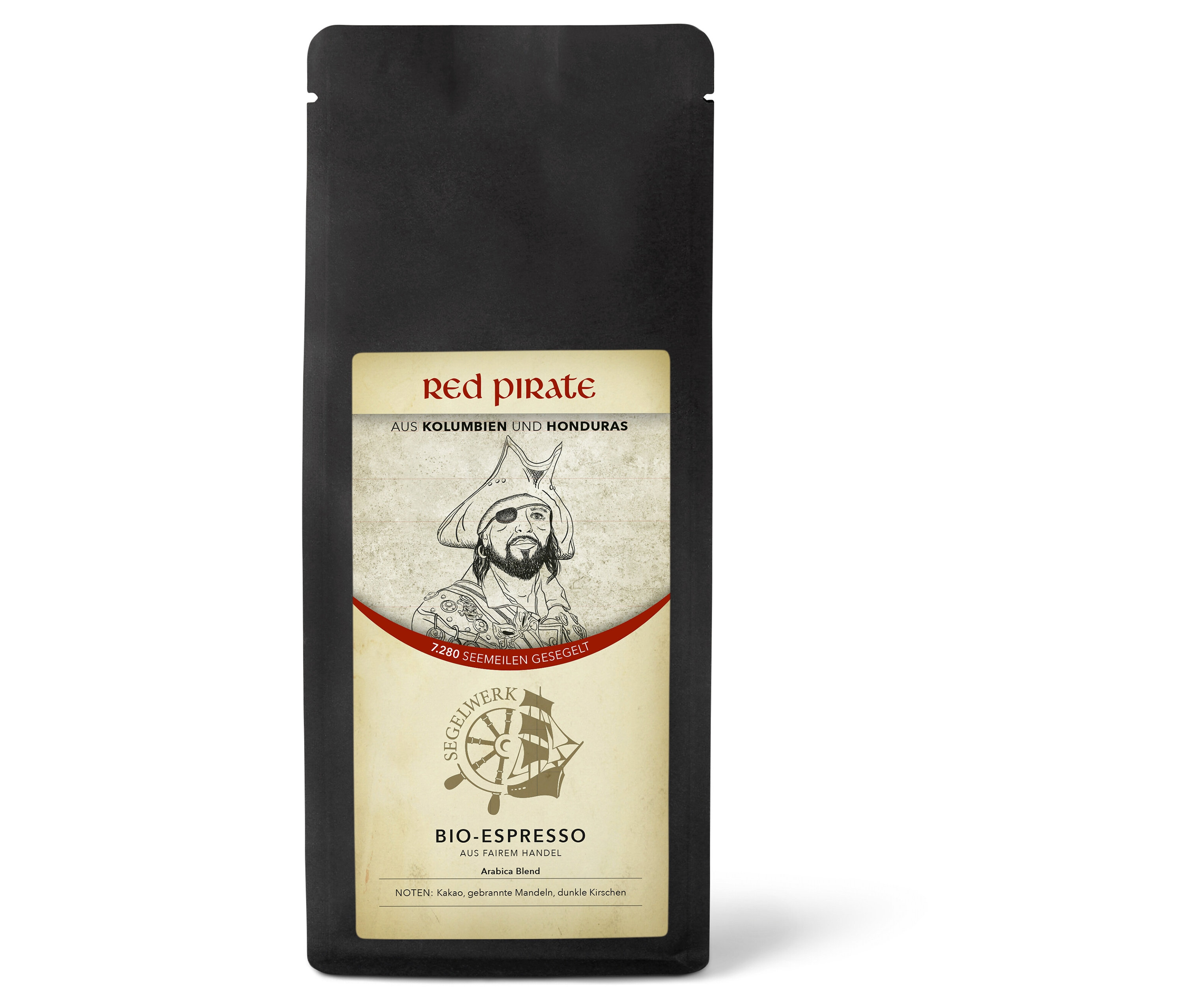 Red Rock günstig Kaufen-Segelwerk - Red Pirate Espresso - 250 g Ganze Bohne - Intensität: 5/6. Segelwerk - Red Pirate Espresso - 250 g Ganze Bohne - Intensität: 5/6 <![CDATA[Segelwerk - Red Pirate Espresso - 250 g Ganze Bohne Aufbewahrungshinweise: Trocken, dunkel und 