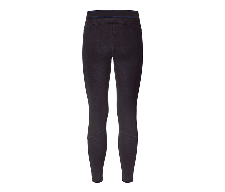 Detailansicht der langen Unterhose mit RWS-zertifizierter Wolle von hinten.