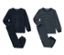 2 Kinder-Pyjamas, blau - blau