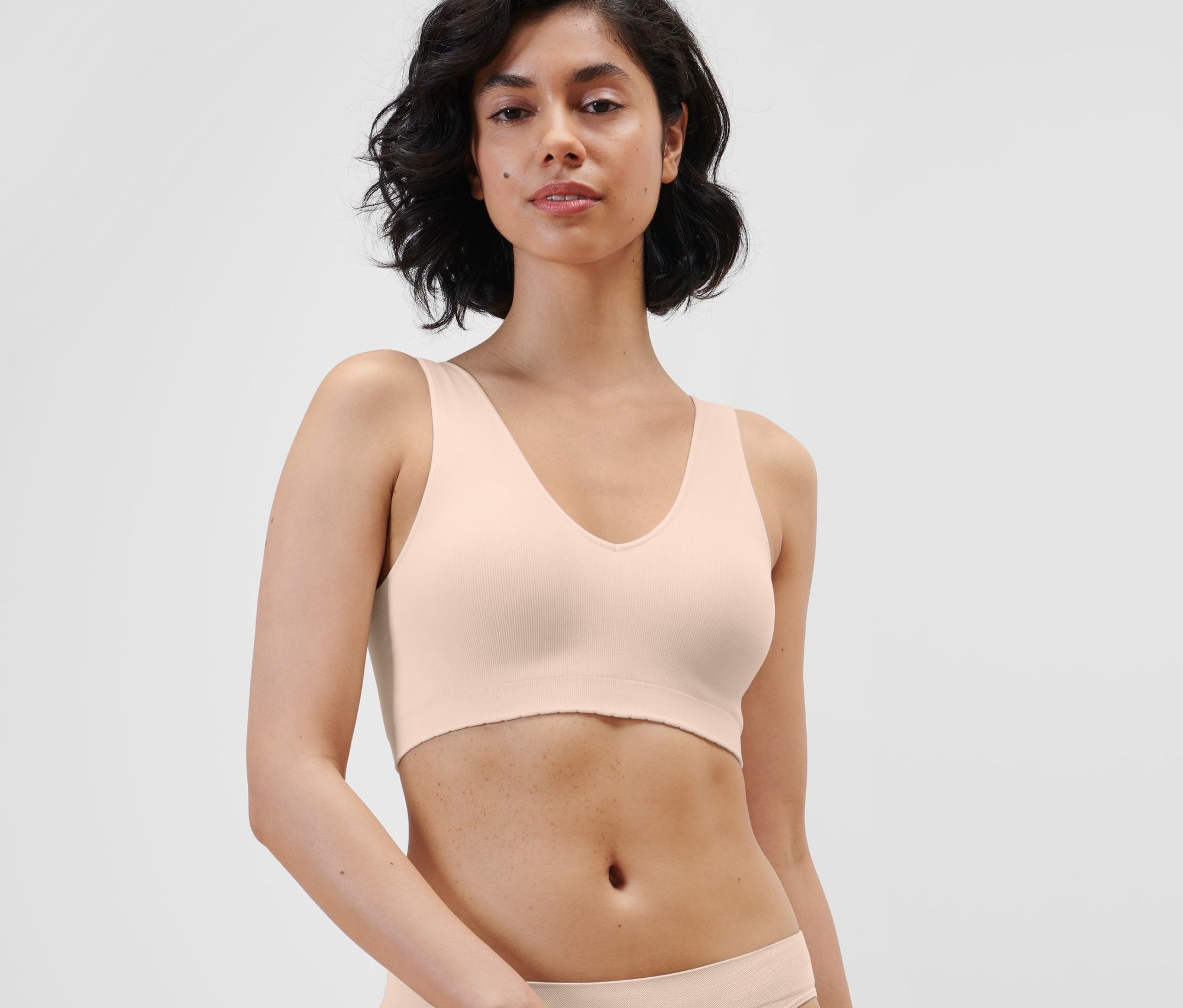 Thumbnail - Tchibo - Seamless-Bustier - Damen - Gr. S - creme