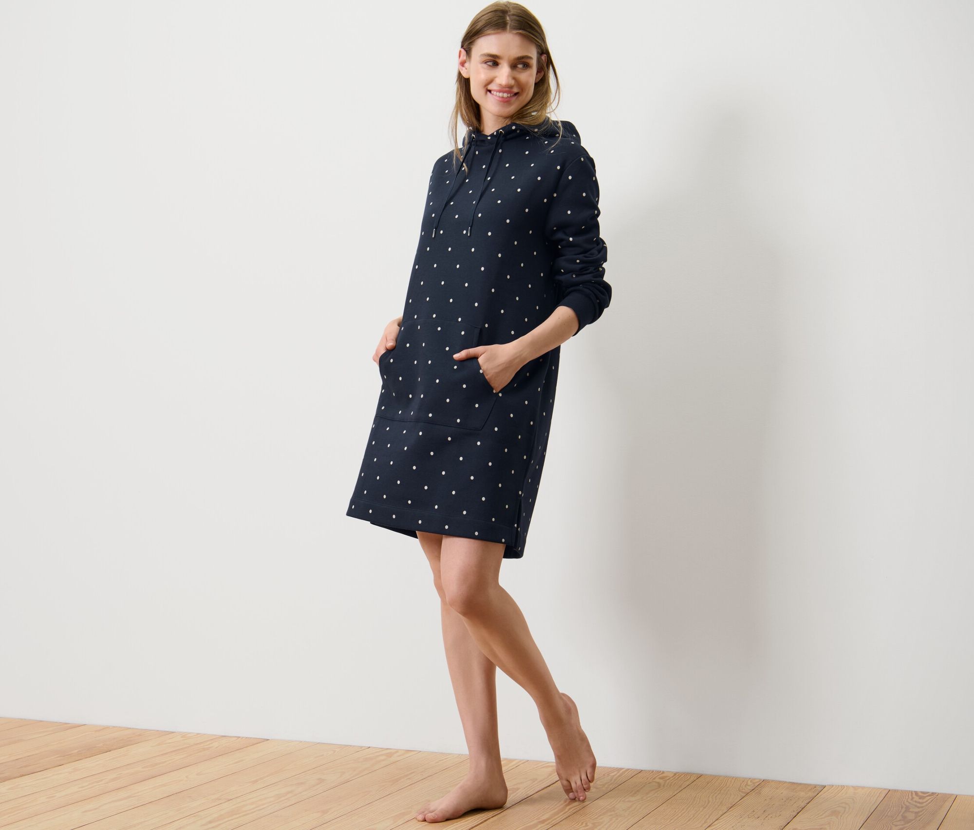 Thumbnail - Tchibo - Loungewear-Kleid - Damen - Gr. L - weiß