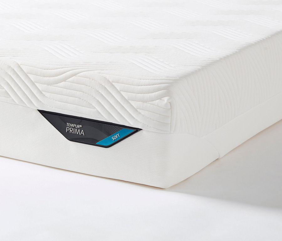 Detailaufnahme einer weißen Tempur Matratze Prima Soft.