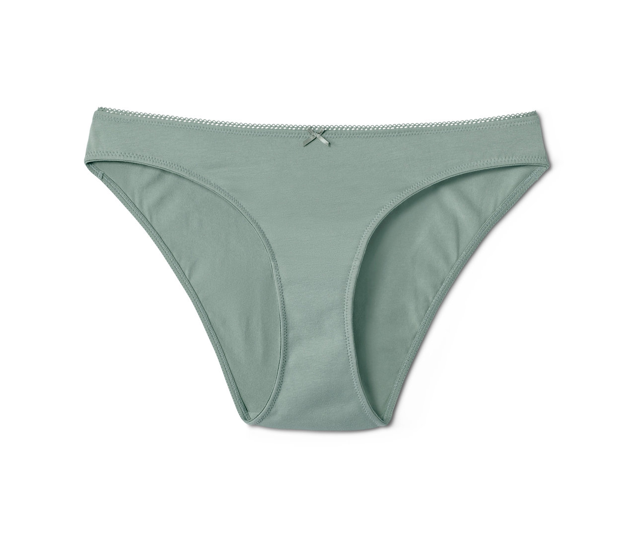 Ein grüner Slip aus einem 5er-Pack