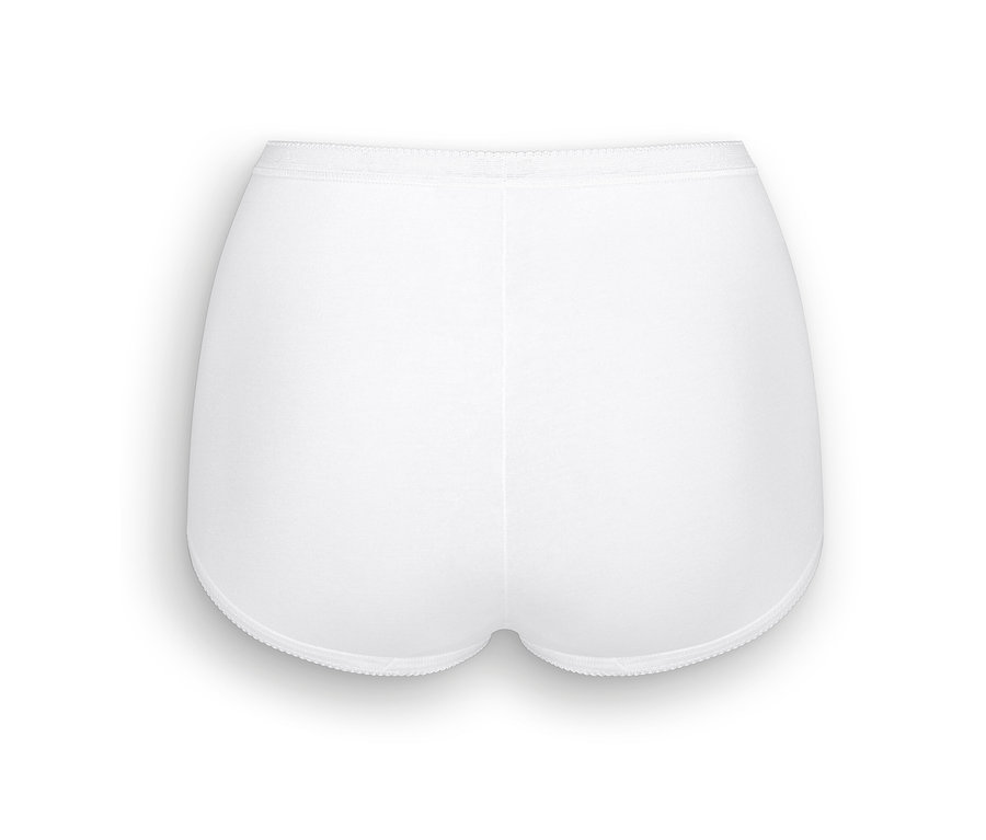 Weisse Sloggi Basic+ Maxi C3P Maxi-Slips.