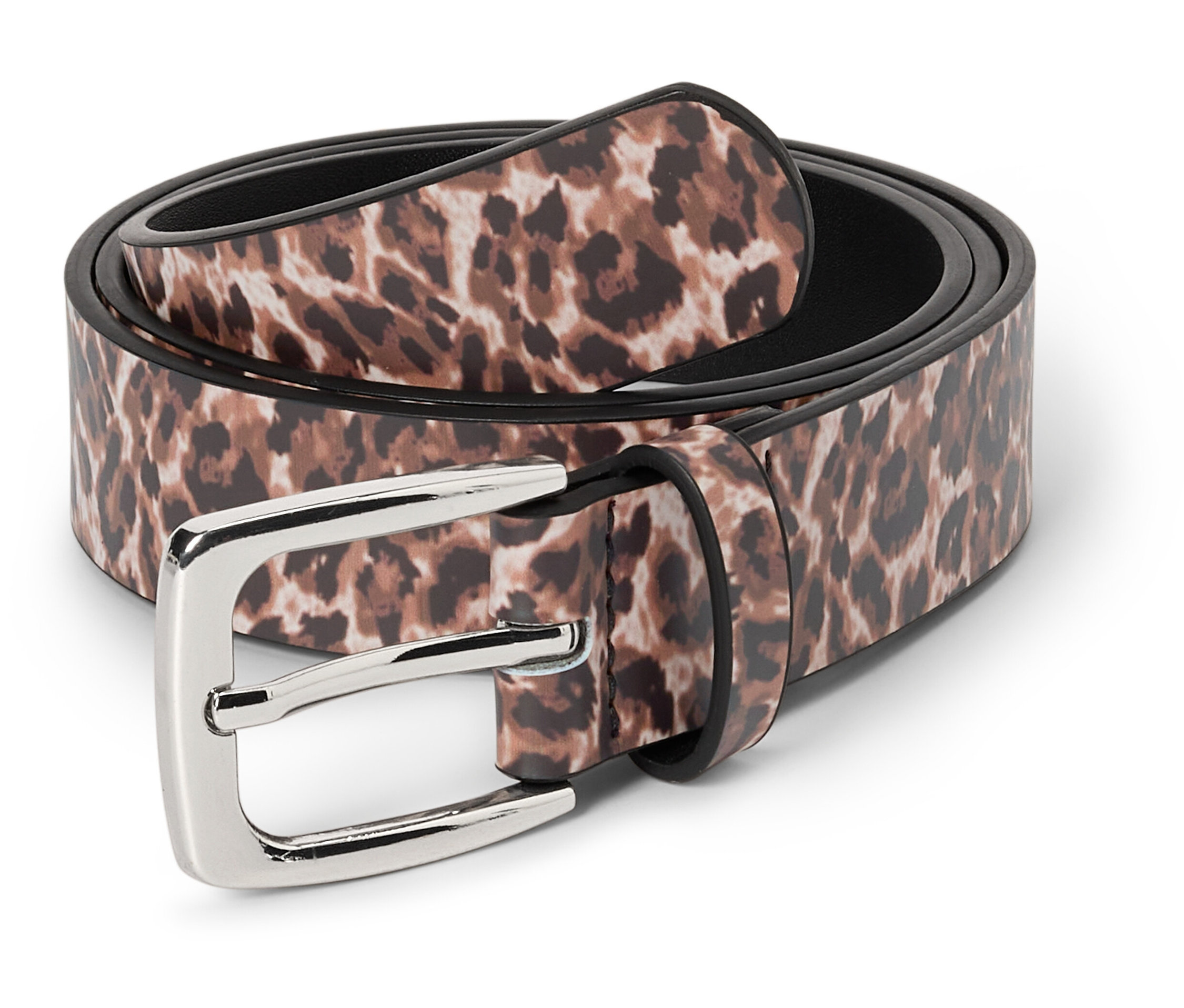 Tchibo - Gemusterter Gürtel - Damen - Gr. 85 - silber/print