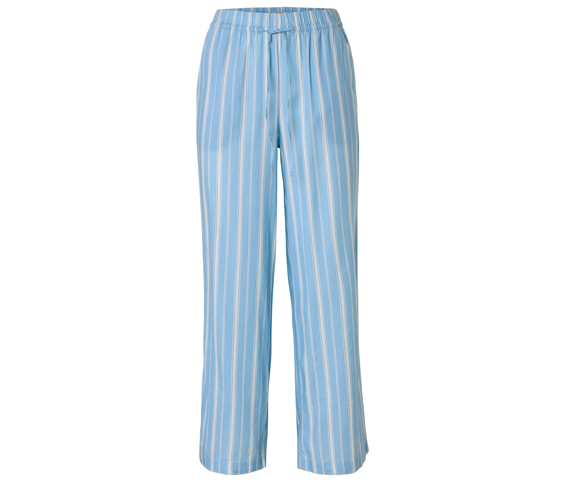 Leinenhose - Damen - Gr. 40 - hellblau - hellblau