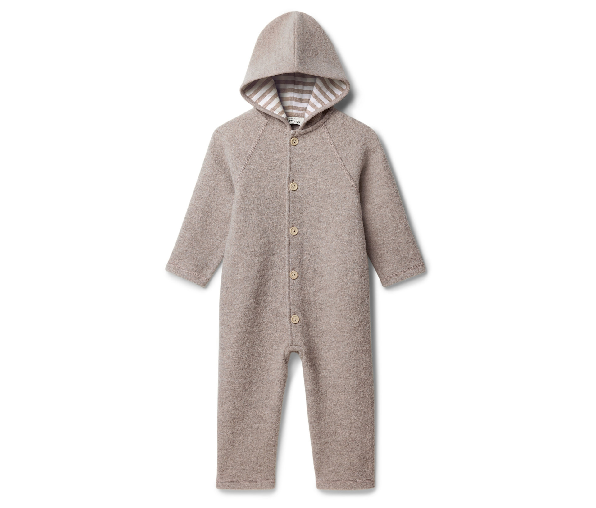 Tchibo - Baby-Walkoverall mit Merinowolle - Baby - Gr. 86/92 - weiß