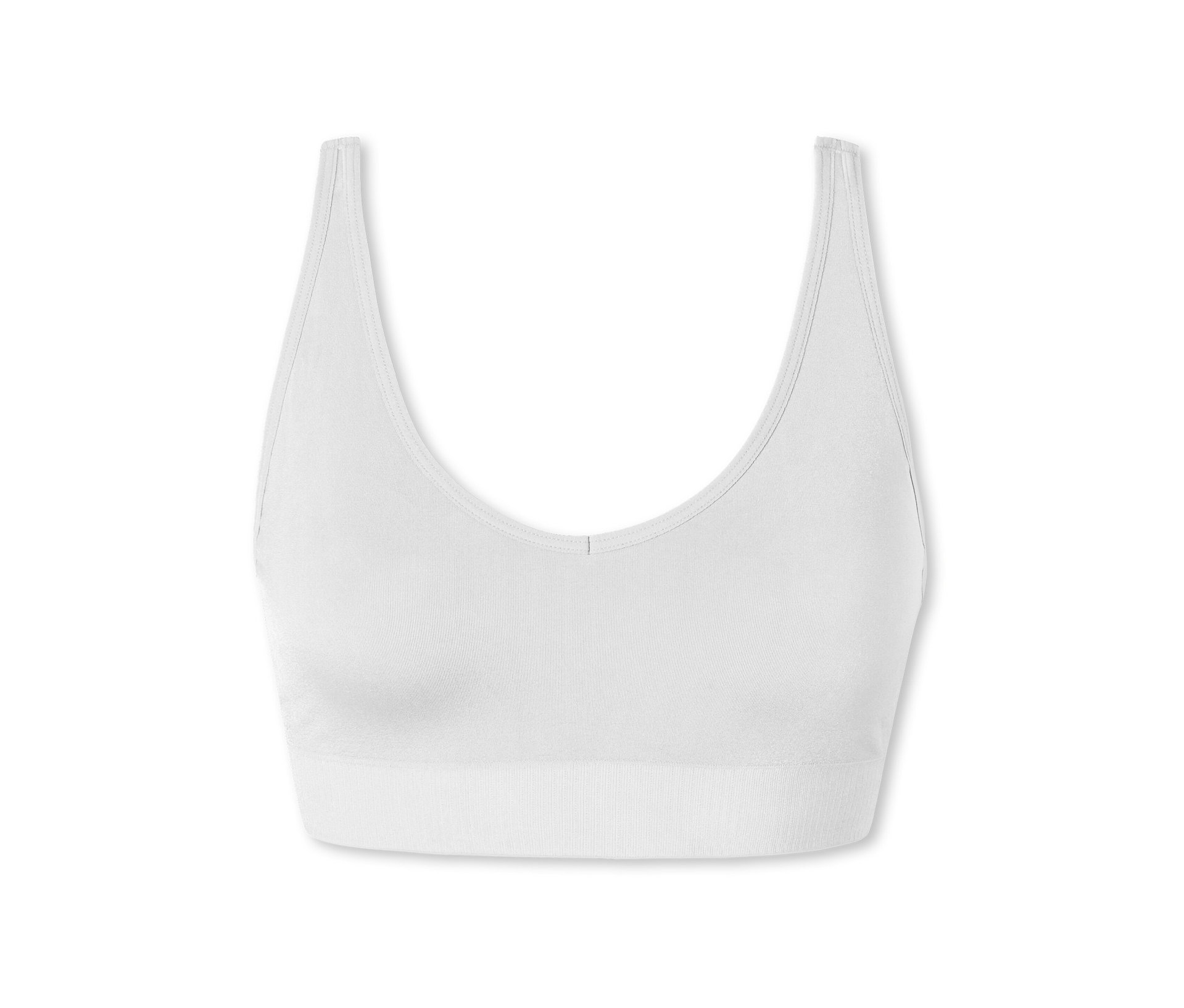 Soft BH mit Pads - Damen - Gr. M - weiß - weiß
