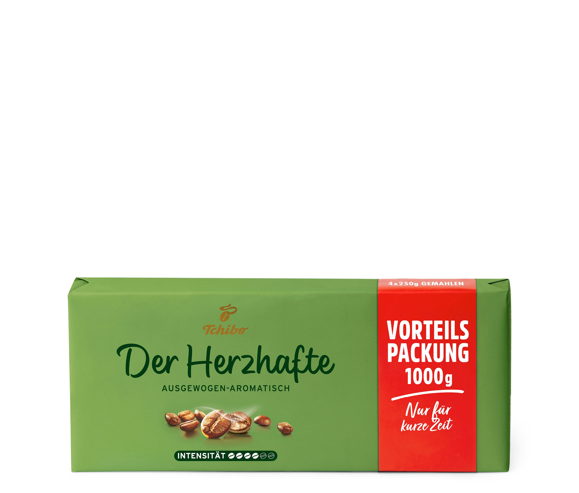 Tchibo - Der Herzhafte - 1 kg Gemahlen - Intensität: 4/6