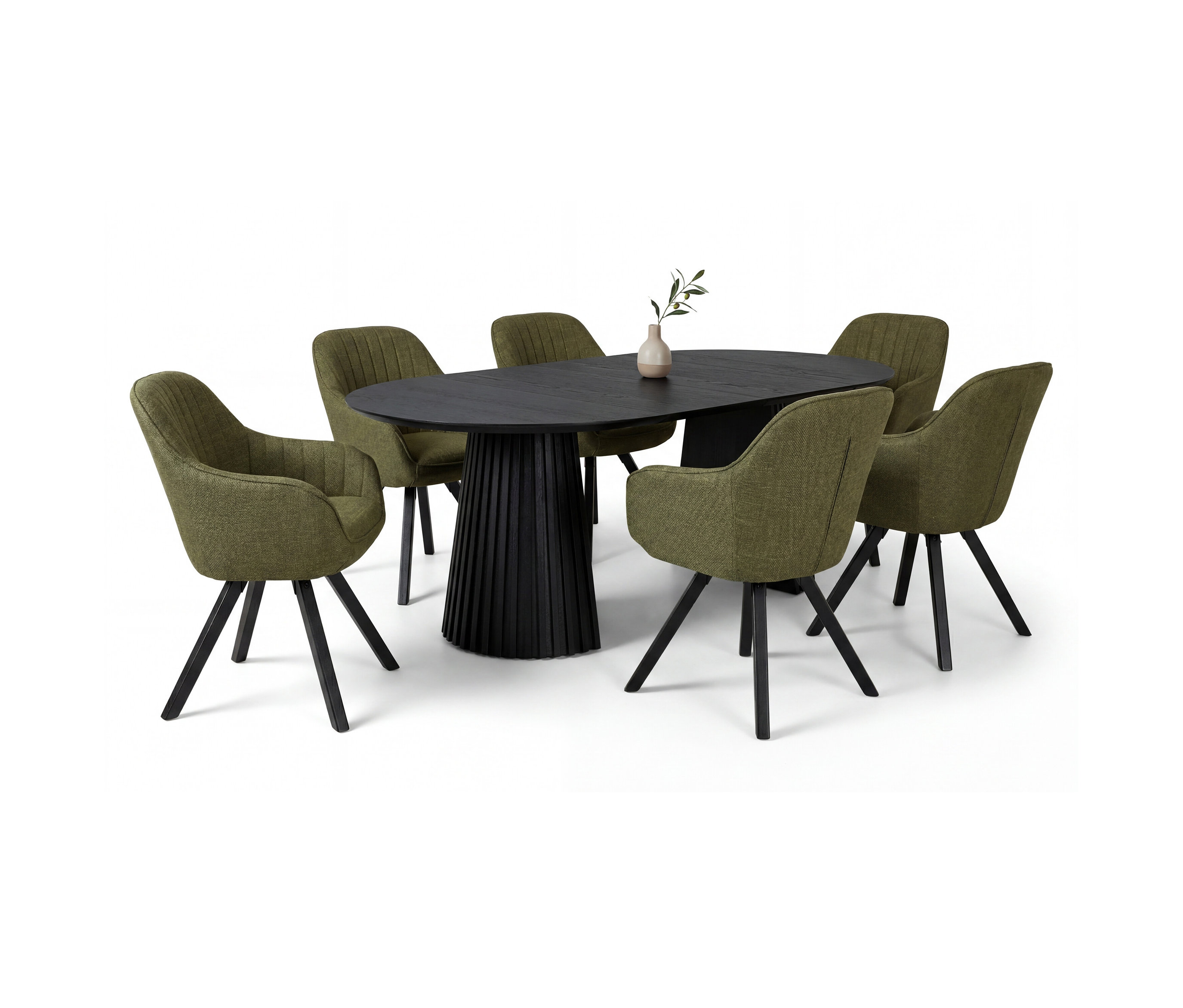 deVries Esstisch »Andria« - 59x61x84cm - schwarz -