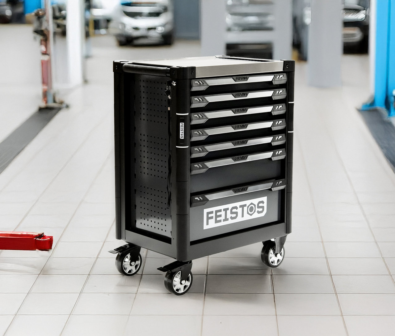FEISTOS Werkzeugwagen Mento 2 – Bestückt Mit 158 Produktbild-Vorschau 2