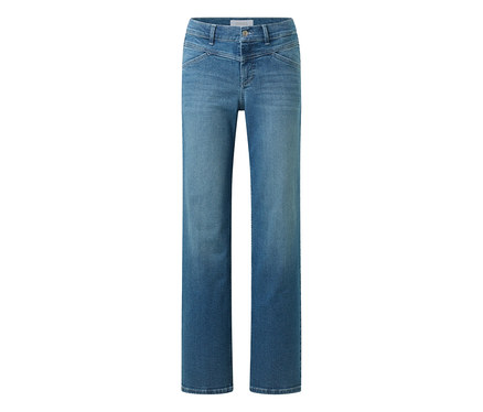 Blaue Angels Denim »Liz« Modern Jeans mit geradem Schnitt und hellen Waschungen.