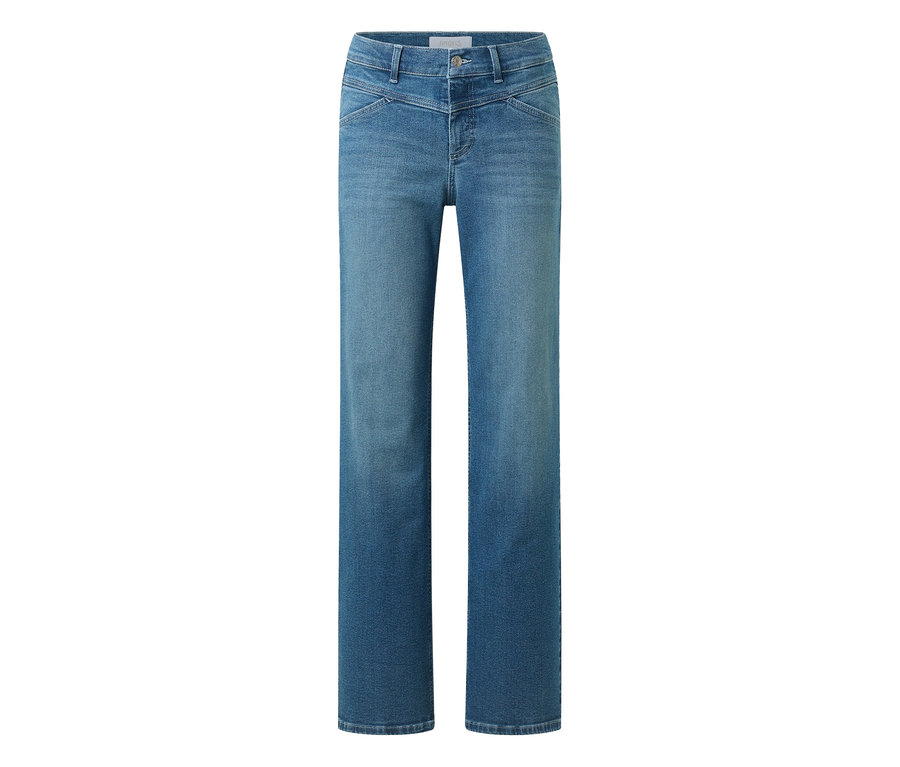 Blaue Angels Denim »Liz« Modern Jeans mit geradem Schnitt und hellen Waschungen.
